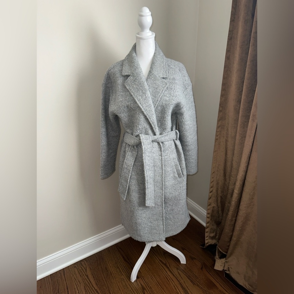 Joie Soft Gray Teddy Jacket